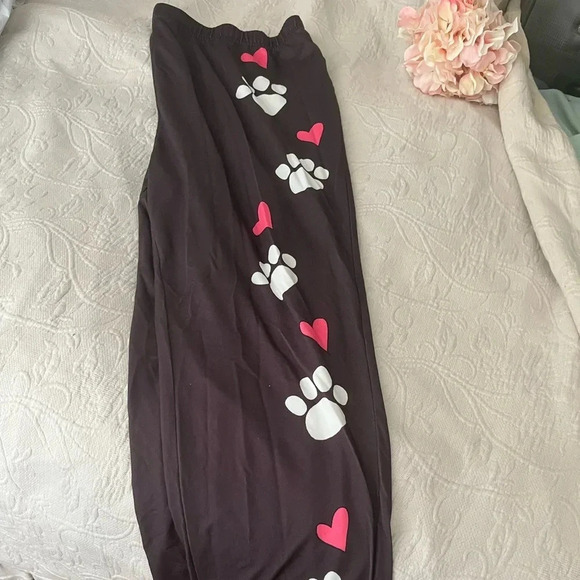 Pants - Dog print leggings, 3XL